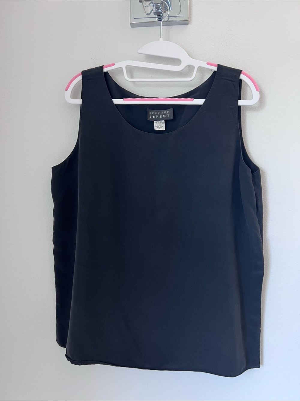 Spenser Jeremy Black Sleeveless Tank Top